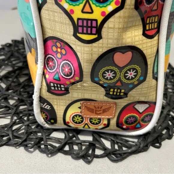 ❌SOLD❌Consuela Sunset Camo Legacy Classic Tote with Sugar Skull Accents - Picture 5 of 14